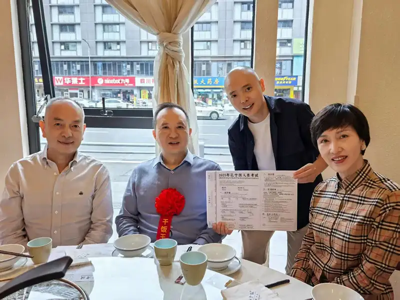 ▲走访四川孔干饭文化传播有限公司